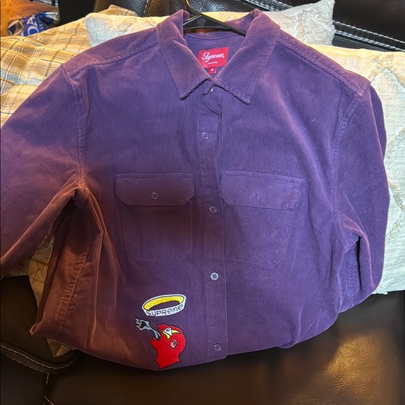 Supreme Other - Supreme Purple Corduroy Shirt